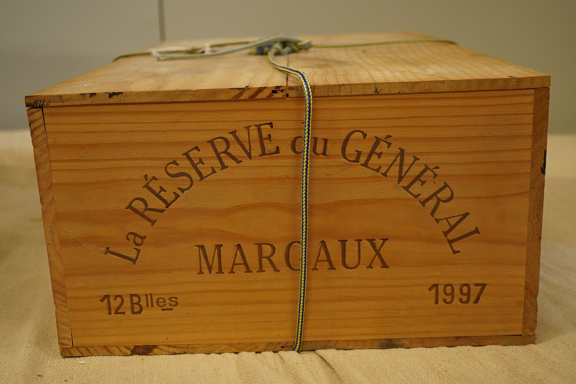 Twelve bottles of 1997 La Reserve du General Margaux. (O.W.C)